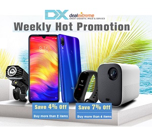 gadgets de promoción semanal en DX.com