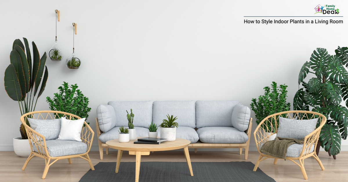 How to Style Indoor Plants in a Living Room