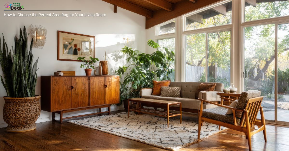 How to Choose the Perfect Area Rug for Your Living Room